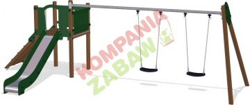 NAT1008 - Tower Slide Swing - Double